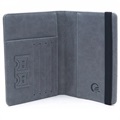 RFID-Blocking Travel Wallet / Passport Holder - Grey