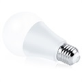 RGB LED Light Bulb with Remote Control - 10W, E27 - White