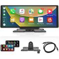 RH-W517 10.3" Wireless CarPlay / Android Auto Screen with FM Transmitter & Bluetooth Connectivity