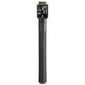 RK-X40W Ultra Bluetooth Selfie Stick with Screen Mirroring and Auto Pop-Open Stand – Black