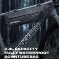 Rockbros AS-169 2.4L Waterproof Bicycle Frame Bag - Black