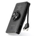 ROCKBROS JP008 5000mAh Cabled Power Bank Bicycle Front Light Outdoor Cycling Portable Bike Light (Open Box - Excellent)