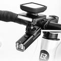ROCKBROS JP008 5000mAh Cabled Power Bank Bicycle Front Light Outdoor Cycling Portable Bike Light (Open Box - Excellent)