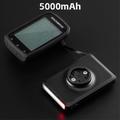 ROCKBROS JP008 5000mAh Cabled Power Bank Bicycle Front Light Outdoor Cycling Portable Bike Light (Open Box - Excellent)