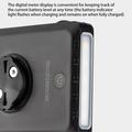 ROCKBROS JP008 5000mAh Cabled Power Bank Bicycle Front Light Outdoor Cycling Portable Bike Light (Open Box - Excellent)