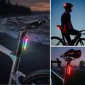 Rockbros RB02 Smart Bicycle Taillight - Brake Sensor, 10 Modes, IPX5, USB-C - Black