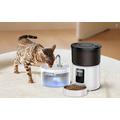 Rojeco Button 3L Food Dispenser with 2L Water Dispenser