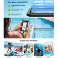 RORHXIA Glow-in-the-Dark Dry IP68 Waterproof Floating Case - Triple-Sealed - Black / Green