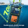 RORHXIA Glow-in-the-Dark Dry IP68 Waterproof Floating Case - Triple-Sealed - Black / Green