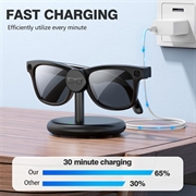 Ray-Ban Meta Wayfarer/Skyler/Headliner/Oakley HSTN Charging Stand - Black