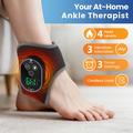 Rechargeable Ankle/Foot Massager with Heat and Vibration - Black