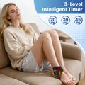Rechargeable Ankle/Foot Massager with Heat and Vibration - Black