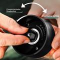Rechargeable Electric Seasoning Grinder with Adjustable Coarseness - White