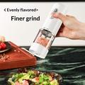 Rechargeable Electric Seasoning Grinder with Adjustable Coarseness - White