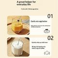 Rechargeable Handheld Milk Frother with 3 Speeds - Black