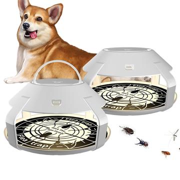 Rechargeable LED Flea Trap Light - 2 Pcs. - White