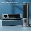 Rechargeable USB-C Desktop Air Circulator - 3-Speed - Black