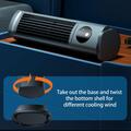 Rechargeable USB-C Desktop Air Circulator - 3-Speed - Black