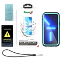 Redpepper Dot+ iPhone 13 Pro Max Waterproof Case - IP68 - Blue / Black