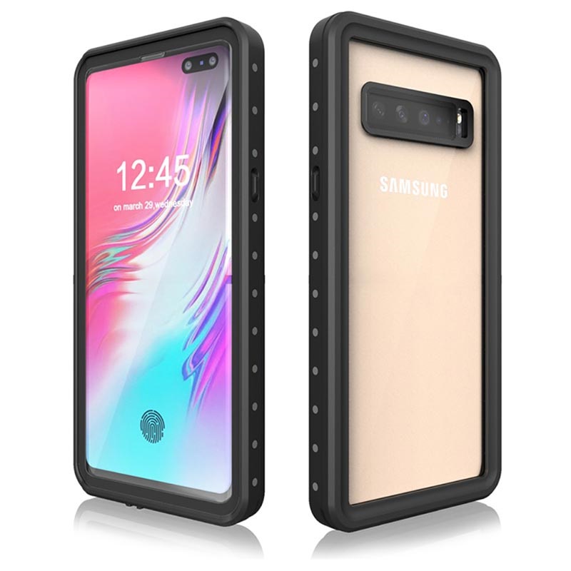 Redpepper IP68 Samsung Galaxy S10 5G Waterproof Case Black / Clear