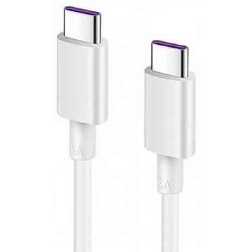 Reekin Quick Charge USB-C Cable - 5A, 1m - White