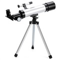 Refracting Telescope with Tripod for Beginners - 90x, 50mm, 390mm