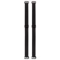 Removable Bra Straps with Metal Hook - Elastic and Non-Slip - Black