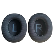 QCY H3/H3 Lite Replacement Breathable Mesh Sponge Earpads - Black / Grey