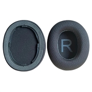 QCY H3/H3 Lite Replacement Breathable Mesh Sponge Earpads - Black / Grey