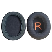 QCY H3/H3 Lite Replacement Breathable Mesh Sponge Earpads - Black / Orange