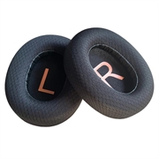 QCY H3/H3 Lite Replacement Breathable Mesh Sponge Earpads - Black / Orange