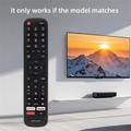Replacement Remote Control for Hisense TV ERF2F60G - Black