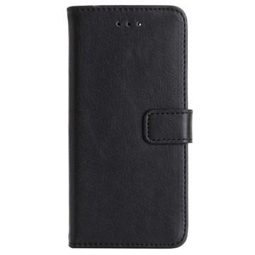 iPhone 7/8/SE (2020)/SE (2022) Retro Wallet Case - Black