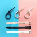 Reusable Silicone Cable Ties - 20 pcs. - Black