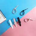 Reusable Silicone Cable Ties - 20 pcs. - Black