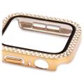 Rhinestone Decorative Apple Watch SE (2022)/SE/6/5/4 Case with Screen Protector - 40mm - Gold