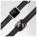 Rhinestone Decorative Apple Watch SE (2022)/SE/6/5/4 Case with Screen Protector - 40mm - Pink