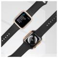 Rhinestone Decorative Apple Watch SE (2022)/SE/6/5/4 Case with Screen Protector - 44mm - Gold
