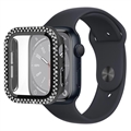 Apple Watch Series 7 Case with Tempered Glass Screen Protector - 45mm - Black