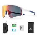 Rockbros SP297 Polarized Cycling Sunglasses UV400 - White / Orange