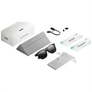 Rokid AI Glasses - 4K Camera, Snapdragon AR1, WiFi 6, Voice Control - Black