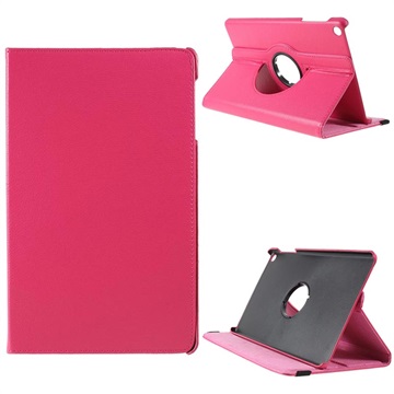 Samsung Galaxy Tab A 10.1 (2019) Rotary Folio Case - Hot Pink