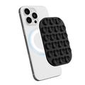 Rounded MagSafe Silicone Suction Cup Phone Holder - Black