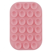 Rounded MagSafe Silicone Suction Cup Phone Holder - Pink
