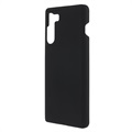 Motorola Edge S30 Rubberized Plastic Case - Black