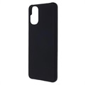 Motorola Moto G22 Rubberized Plastic Case - Black