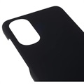 Motorola Moto G22 Rubberized Plastic Case - Black