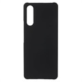 Sony Xperia 10 IV Rubberized Plastic Case - Black