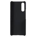 Sony Xperia 10 IV Rubberized Plastic Case - Black