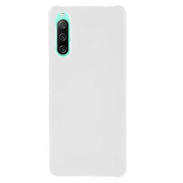 Sony Xperia 10 IV Rubberized Plastic Case - White